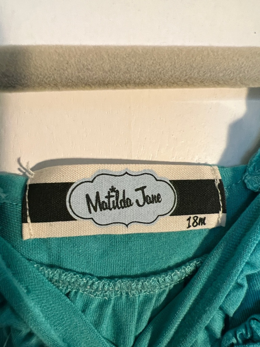 Matilda Jane Teal Ruffle Strap Sundress - Picture 2 of 3